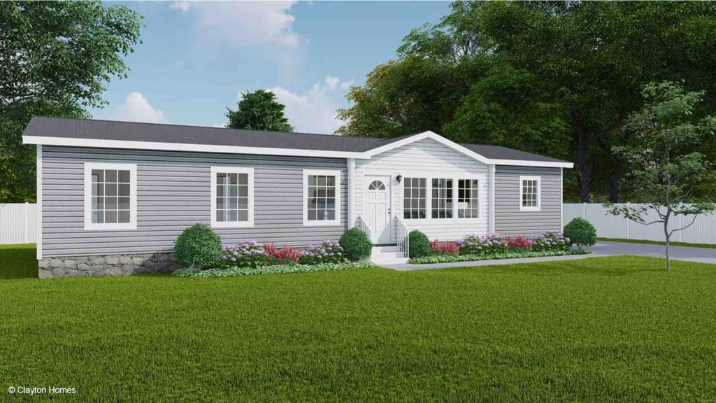Clayton Oxford Ultra Island Breeze 56 Double Wide Rendering