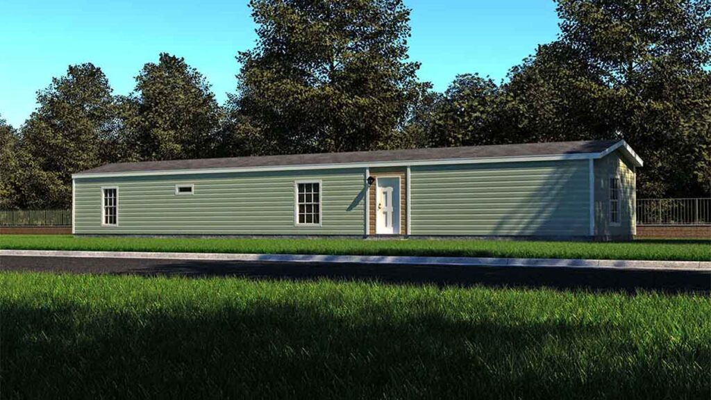 Fleetwood Economy 16763Z Single Wide Rendering