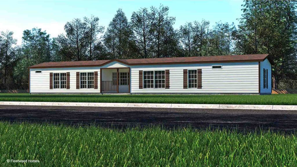 Fleetwood Homes Pegasus 16763H Single Wide Rendering