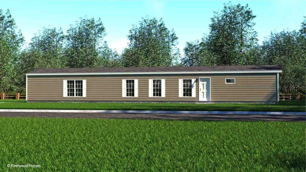 Fleetwood Homes Velocity 16763L Singlewide Rendering